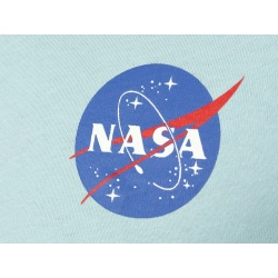 NASA koszulka męska t-shirt dekolt V Basic Ball niebieska