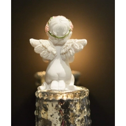 Aniołek ze srebrnym krzyżykiem Piquaboo